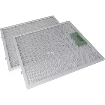 Filtro de gordura metálico Respekta MIZ 1259IXCN — filtro de substituição para exaustor, pack de 2