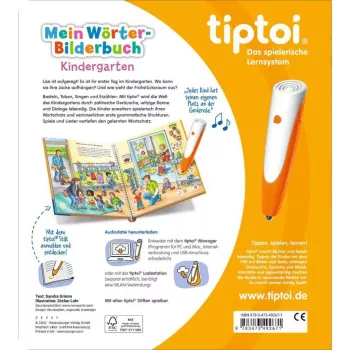 tiptoi Mein Wörter-Bilderbuch: Kindergarten, livro didático
