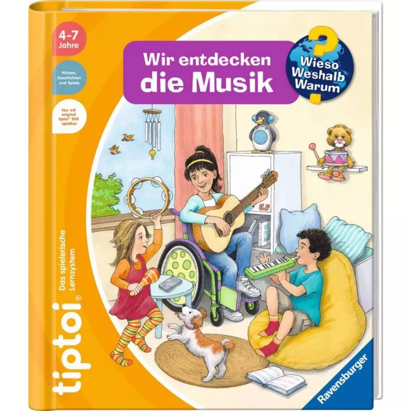 tiptoi Wieso? Weshalb? Warum? Wir entdecken Musik, livro didático