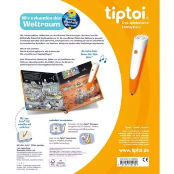 tiptoi Wieso? Weshalb? Warum? Wir entdecken den Weltraum, livro didático