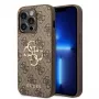 GUESS D?klas Guess GUHCP15L4GMGBR iPhone 15 Pro 6.1 ruda | ruda capa rígida 4G Big Metal Logo