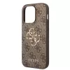 GUESS D?klas Guess GUHCP15L4GMGBR iPhone 15 Pro 6.1 ruda | ruda capa rígida 4G Big Metal Logo