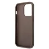 GUESS D?klas Guess GUHCP15L4GMGBR iPhone 15 Pro 6.1 ruda | ruda capa rígida 4G Big Metal Logo