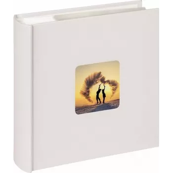 Álbum de fotografias Walther ME-110-W para fotos 10x15 cm, 200 compartimentos, páginas com memo de encaixe