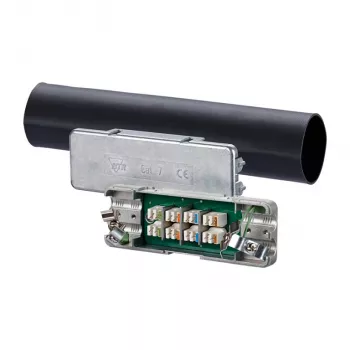 Extensor de rede MetzConnect 130863-01-E para cabo Cat6-/Cat6a-/Cat7, 0,5 A corrente de entrada
