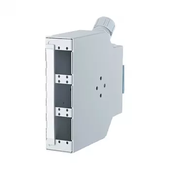 Patch panel MetzConnect 150240000010E com conectores SC, cinzento, 6x SC duplex