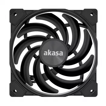 Ventoinha fina Akasa Alucia XS 120 mm - preta