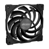 Ventoinha fina Akasa Alucia XS 120 mm - preta