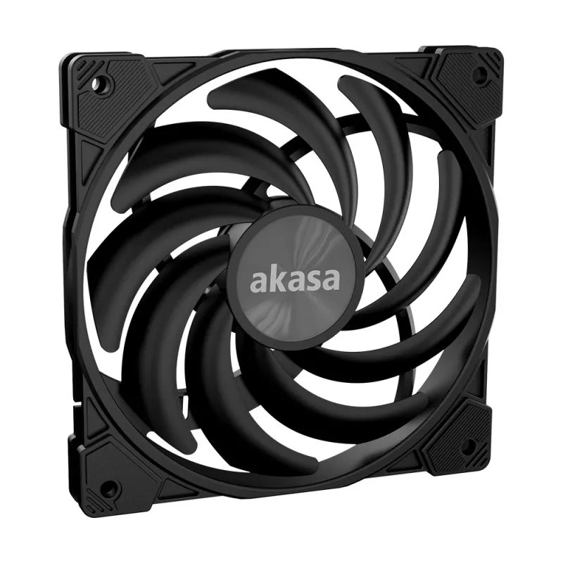 Ventoinha fina Akasa Alucia XS 120 mm - preta