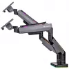 Suporte de monitor Thermaltake GEA-MSR-DMSBLK-01 35 polegadas preto cinzento 20 kg