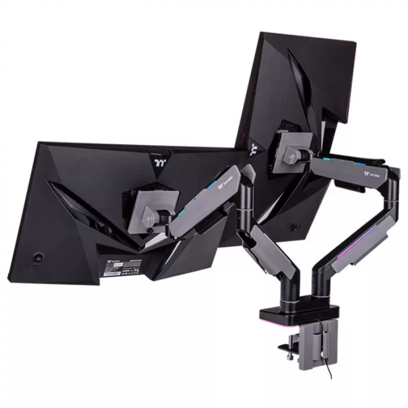 Suporte de monitor Thermaltake GEA-MSR-DMSBLK-01 35 polegadas preto cinzento 20 kg