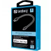 Adaptador SANDBERG Lightning - USB macho para Lightning macho - 20 cm - Preto - para Apple iPad/iPhone/iPod (Lightning)