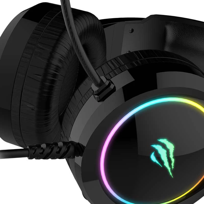 Auscultadores gaming Havit GAMENOTE H2232D RGB USB+3.5mm