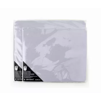 Tapete de rato Gembird MP-PRINT-S Tapete de rato gaming, branco, base de borracha, superfície de tecido