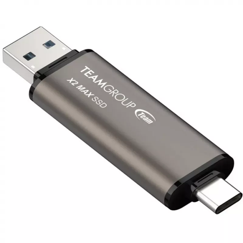 Pen USB Team Group X2 MAX 2 TB U3.2 preto — 1000/900 MB/s