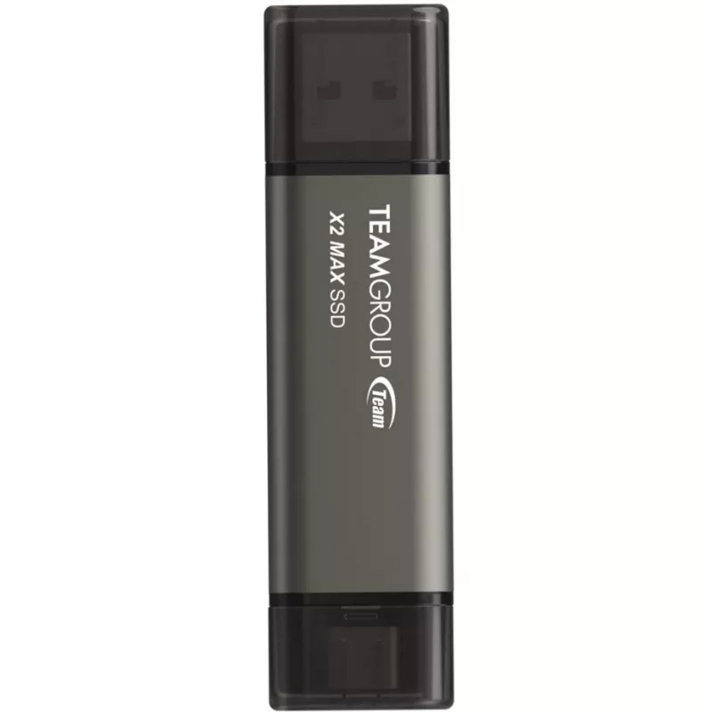 Pen USB Team Group X2 MAX 2 TB U3.2 preto — 1000/900 MB/s
