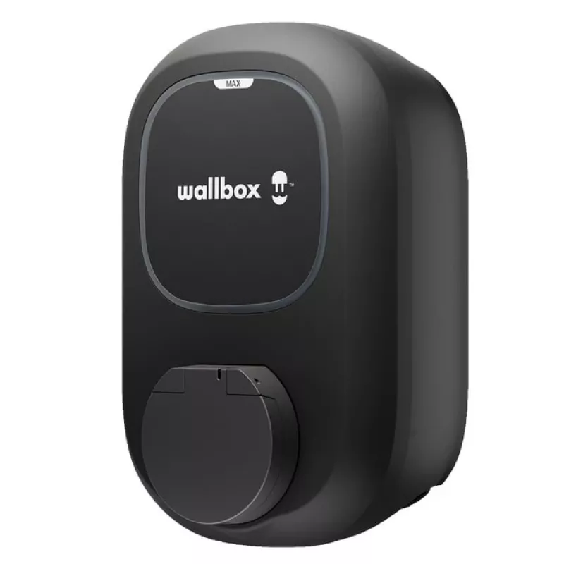 Wallbox Pulsar MAX Socket 22 kW Wi-Fi Bluetooth — Estação de carregamento para veículos elétricos, versão com tomada