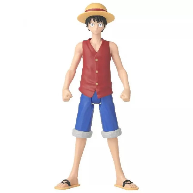 Figura de anime colecionável Bandai Figura Monkey D. Luffy ANIME HEROES ONE PIECE MEGA
