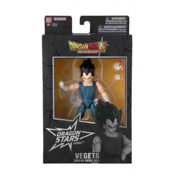 Actionfigur de coleção Bandai Vegeta Dragon Ball Dragon Stars DS40723 — modelo oficial Bandai, pose detalhada