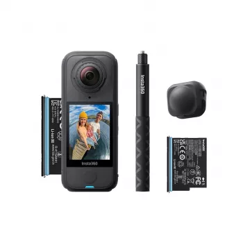 Action cam Insta360 X4AIR — 8K Ultra HD, 120 fps, 29 MP, à prova de água até 15 m, 2010 mAh, 165 g