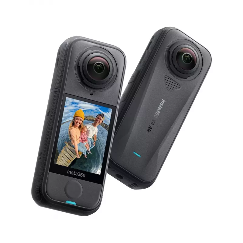 Action cam Insta360 X4AIR — 8K Ultra HD, 120 fps, 29 MP, à prova de água até 15 m, 2010 mAh, 165 g