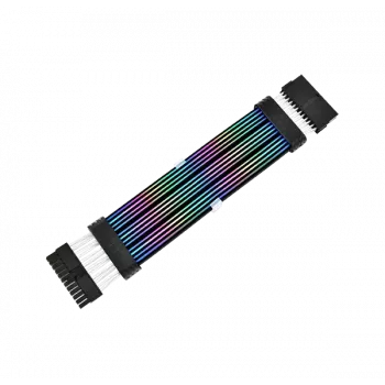 Cabo de extensão de alimentação Thermaltake Tt Mod 24-pin ARGB, preto