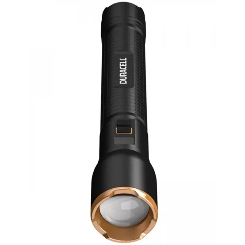 Lanterna Duracell DF4000R preta – lanterna recarregável, design compacto
