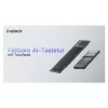 Teclado Inateck KB06101_STEEL GRAY Home RF Wireless + Bluetooth QWERTZ inglês preto