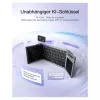 Teclado Inateck KB06101_STEEL GRAY Home RF Wireless + Bluetooth QWERTZ inglês preto