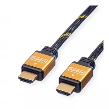 Cabo HDMI High Speed ROLINE Gold, ST-ST 1,0m (11.04.5561)