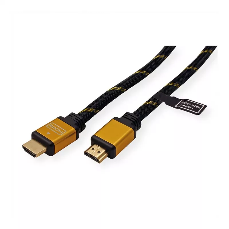 Cabo HDMI High Speed ROLINE Gold, ST-ST 1,0m (11.04.5561)