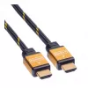 Cabo HDMI High Speed ROLINE Gold, ST-ST 1,0m (11.04.5561)
