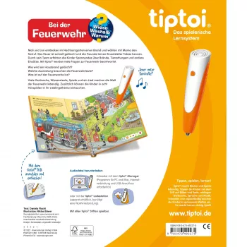 tiptoi Wieso? Weshalb? Warum? Bei der Feuerwehr, livro educativo