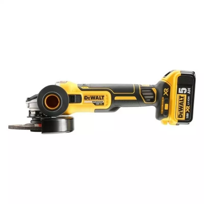 Conjunto combinado DeWalt DCK2026P2T-QW DCD805 + DCG405, 18 V XR 2×5,0 Ah preto, amarelo