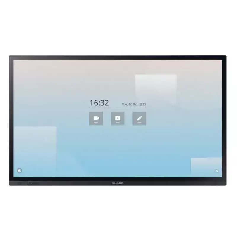 Ecrã interativo Sharp PN-LA862 86 polegadas 4K Ultra HD touchscreen preto