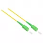 Cabo de fibra ótica InfiniBand Alcasa LW-S915LASA 15 m LC SC amarelo