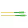 Cabo de fibra ótica InfiniBand Alcasa LW-S915LASA 15 m LC SC amarelo