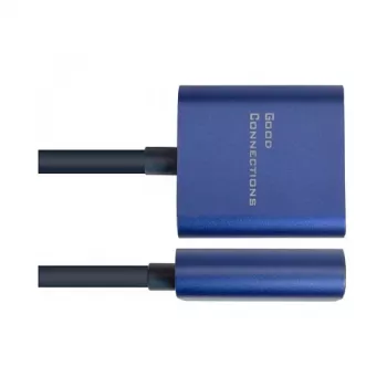 Adaptador de cabo de vídeo Alcasa MDP-HDMI2 0,2 m Mini DisplayPort HDMI preto azul