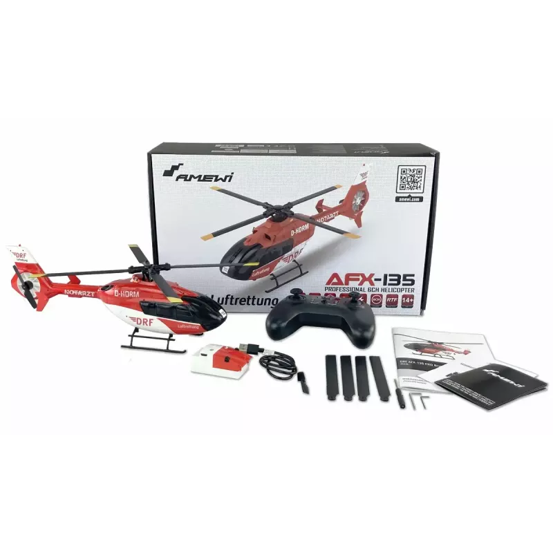 Amewi AFX-135 helicóptero telecomandado (RC) motor elétrico 1:32