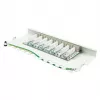 Patch panel Alcasa GC-N0119 0,5U 10 Gigabit Ethernet RJ-45 Cat6a