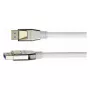 Cabo DisplayPort 2.0 PREMIUM, 54 Gbit/s, UHBR 13.5, 4K @240Hz / 8K @60Hz, fichas totalmente metálicas, cobre (DP20-PY005W)