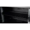 Prateleira para rack EQUIP fixa 19 polegadas, 1HE, 400 mm de profundidade, preta, 485 mm de largura