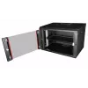 Prateleira para rack EQUIP fixa 19 polegadas, 1HE, 400 mm de profundidade, preta, 485 mm de largura