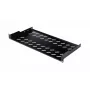 Prateleira para rack EQUIP fixa 19 polegadas, 1HE, 400 mm de profundidade, preta, 485 mm de largura