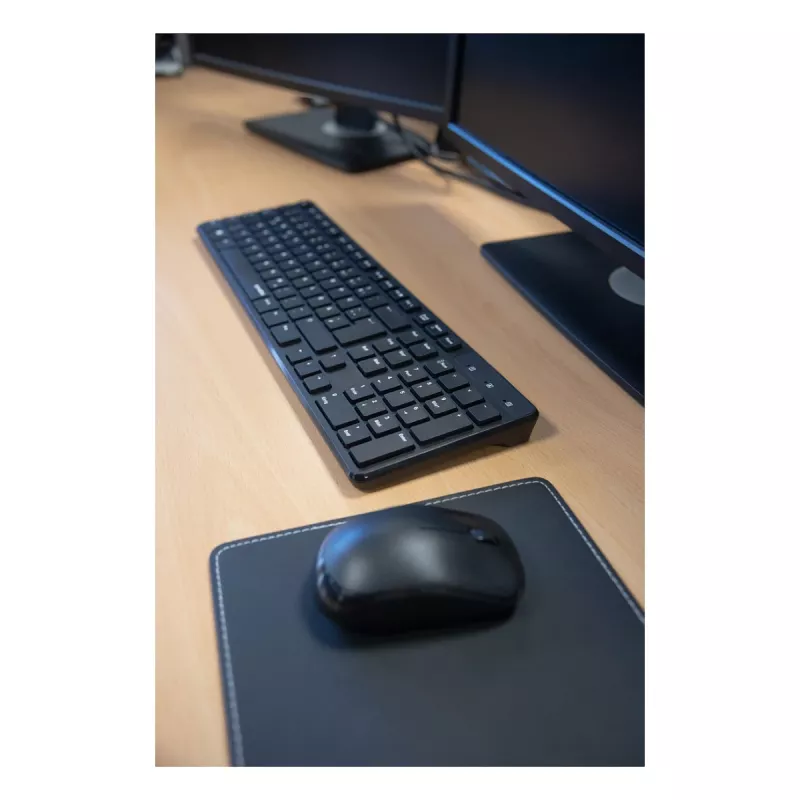 Conjunto de secretária sem fios Speedlink SIGNIUM SL-640303-BK preto — layout DE, teclado e rato sem fios