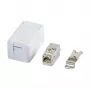 Conector fêmea RJ-45 BTR 130B21D1APL-E Cat6a branco plano