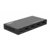Comutador de vídeo MicroConnect MC-HDMISWITCH0301-4K 4K 60Hz metal preto