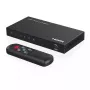 Comutador de vídeo MicroConnect MC-HDMISWITCH0301-4K 4K 60Hz metal preto