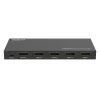 Comutador de vídeo MicroConnect MC-HDMISWITCH0401-4K 4K 60Hz metal preto