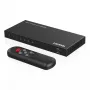 Comutador de vídeo MicroConnect MC-HDMISWITCH0401-4K 4K 60Hz metal preto